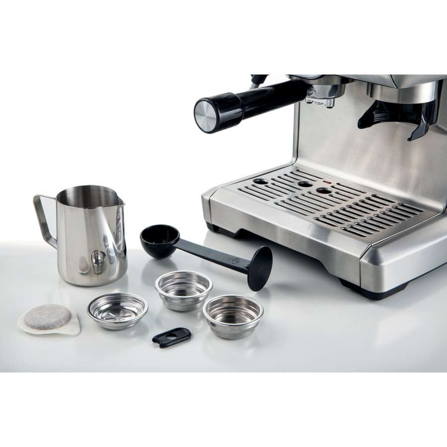 ARIETE 1313 Μηχανή Espresso με Μύλο Άλεσης Silver